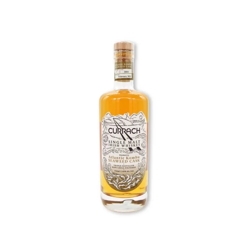Currach Irish single malt whiskey Kombu seaweed
