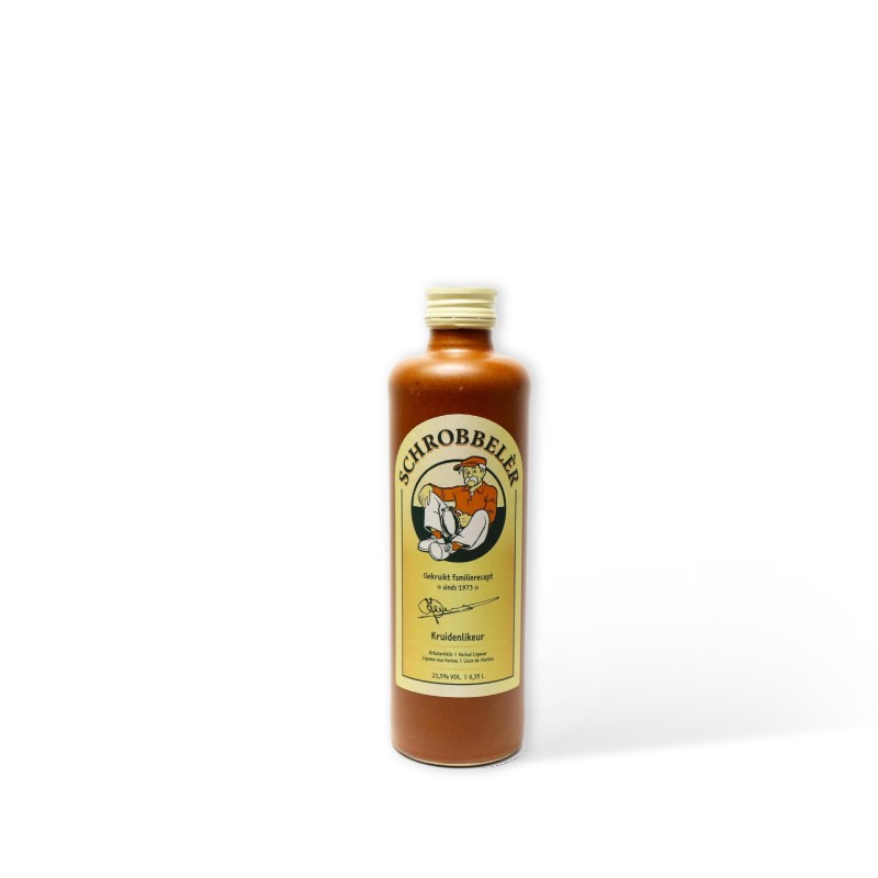 [113998] Schrobbeler kruidenlikeur kruik 35cl