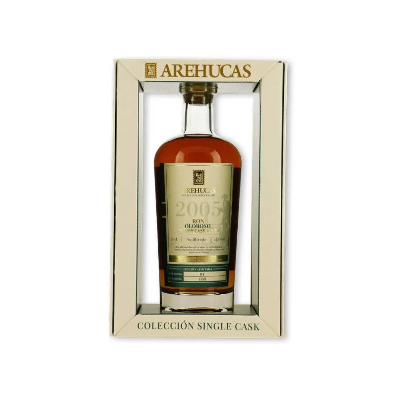 RON AREHUCAS Ron Oloroso Single Cask 2005 0,70 ltr
